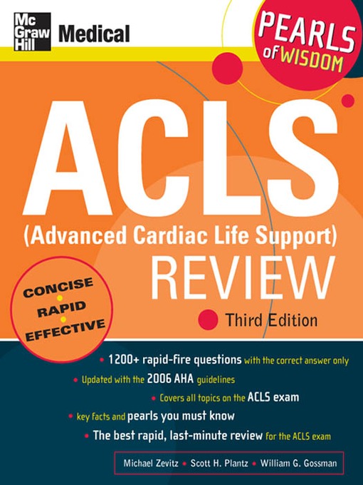 Title details for ACLS (Advanced Cardiac Life Support) Review by Michael Zevitz - Wait list